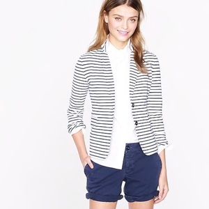 ⚓️J. Crew Navy Striped Blazer